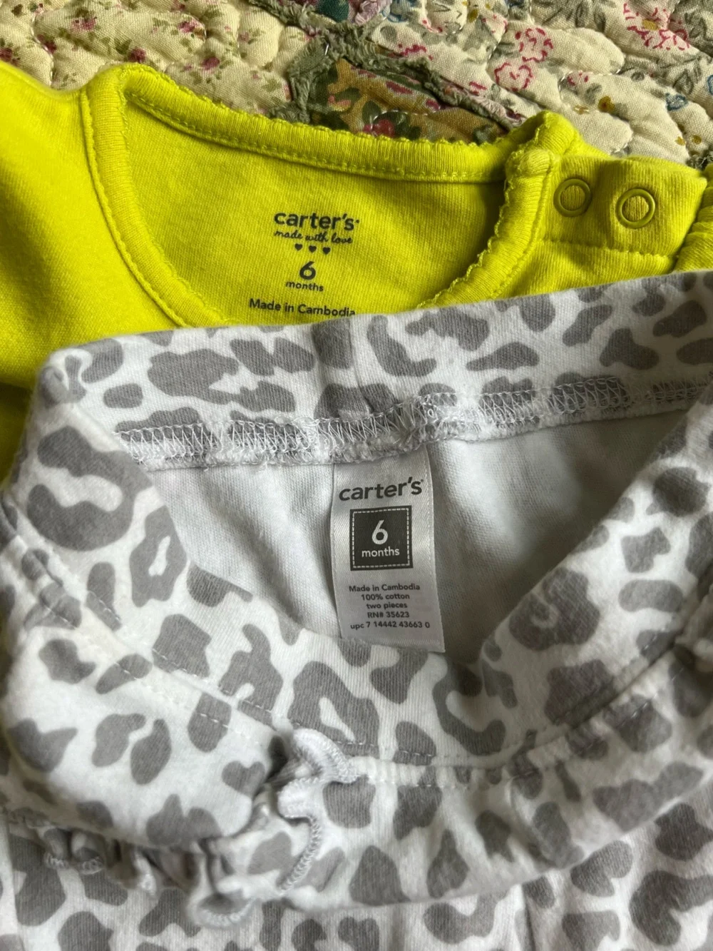 Carter's 6 months baby girl’s clothes bundle
